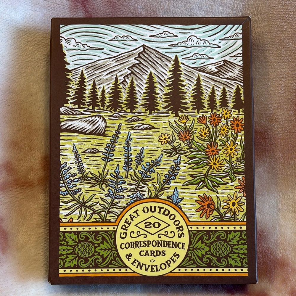 Great Outdoors Correspondence Cards & Envelopes - Brown